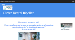 Desktop Screenshot of clinicadentalripollet.com